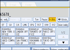 Ilustracja ekranu panela operacyjnego