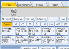 Ilustracja ekranu panela operacyjnego