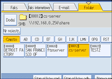 Ilustracja ekranu panela operacyjnego