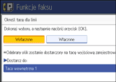 Ilustracja ekranu panela operacyjnego