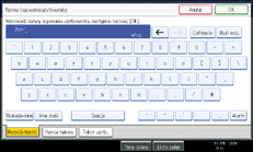 Ilustracja przedstawia ekran panelu operacyjnego