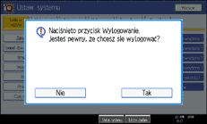 Ilustracja przedstawia ekran panelu operacyjnego