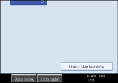Ilustracja przedstawia ekran panela operacyjnego