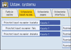 Ilustracja przedstawia ekran panela operacyjnego