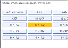 Ilustracja przedstawia ekran panela operacyjnego