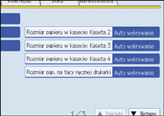Ilustracja ekranu panela operacyjnego
