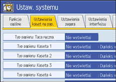 Ilustracja ekranu panela operacyjnego