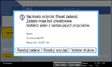 Ilustracja ekranu panela operacyjnego