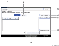 Ilustracja ekranu panela operacyjnego - wywo�ane funkcje z numeracj�