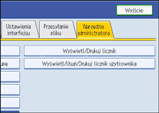 Ilustracja ekranu panelu operacyjnego