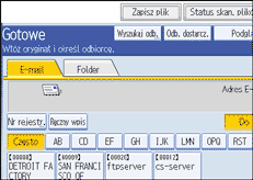 Ilustracja ekranu panelu operacyjnego