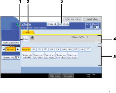 Ilustracja ekranu panelu operacyjnego z odsy�aczami numerowanymi