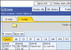 Ilustracja ekranu panelu operacyjnego