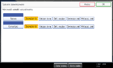 Ilustracja ekranu panelu operacyjnego