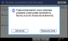 Ilustracja ekranu panela operacyjnego