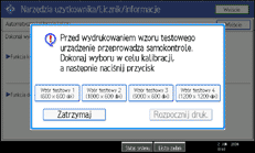 Ilustracja ekranu panela operacyjnego