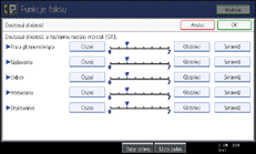 Ilustracja ekranu panela operacyjnego