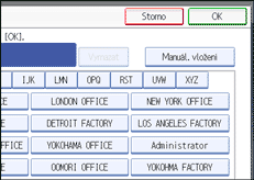 Ilustrace displeje ovl&aacute;dac&iacute;ho panelu