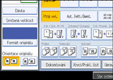 Ilustrace displeje ovl&aacute;dac&iacute;ho panelu