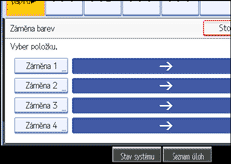 Ilustrace displeje ovl&aacute;dac&iacute;ho panelu