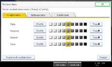 Ilustrace displeje ovl&aacute;dac&iacute;ho panelu