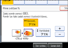 Ilustrace displeje ovl&aacute;dac&iacute;ho panelu