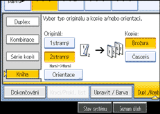 Ilustrace displeje ovl&aacute;dac&iacute;ho panelu