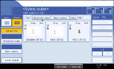 Ilustrace displeje ovl&aacute;dac&iacute;ho panelu