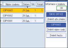 Ilustrace displeje ovl&aacute;dac&iacute;ho panelu