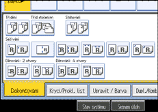 Ilustrace displeje ovl&aacute;dac&iacute;ho panelu