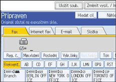 Ilustrace displeje ovl&aacute;dac&iacute;ho panelu