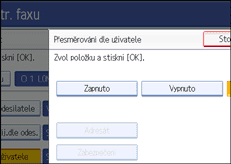 Ilustrace displeje ovl&aacute;dac&iacute;ho panelu
