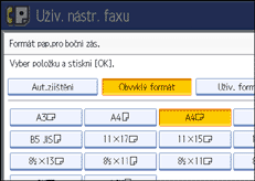Ilustrace displeje ovl&aacute;dac&iacute;ho panelu