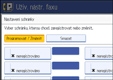 Ilustrace displeje ovl&aacute;dac&iacute;ho panelu