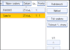 Ilustrace displeje ovl&aacute;dac&iacute;ho panelu