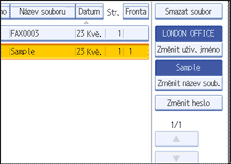 Ilustrace displeje ovl&aacute;dac&iacute;ho panelu