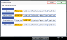 Ilustrace displeje ovl&aacute;dac&iacute;ho panelu