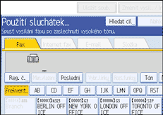 Ilustrace displeje ovl&aacute;dac&iacute;ho panelu