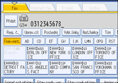 Ilustrace displeje ovl&aacute;dac&iacute;ho panelu