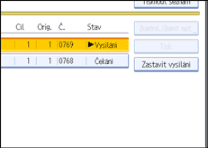 Ilustrace displeje ovl&aacute;dac&iacute;ho panelu