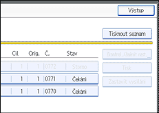 Ilustrace displeje ovl&aacute;dac&iacute;ho panelu