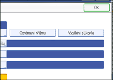 Ilustrace displeje ovl&aacute;dac&iacute;ho panelu