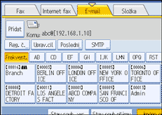 Ilustrace displeje ovl&aacute;dac&iacute;ho panelu