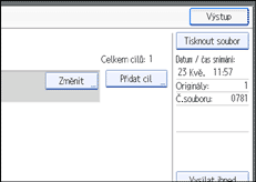 Ilustrace displeje ovl&aacute;dac&iacute;ho panelu
