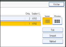Ilustrace displeje ovl&aacute;dac&iacute;ho panelu