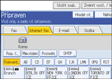 Ilustrace displeje ovl&aacute;dac&iacute;ho panelu