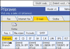 Ilustrace displeje ovl&aacute;dac&iacute;ho panelu