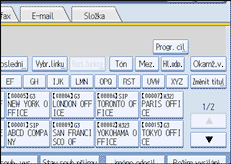 Ilustrace displeje ovl&aacute;dac&iacute;ho panelu