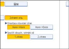 Ilustrace displeje ovl&aacute;dac&iacute;ho panelu