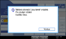 Ilustrace displeje ovl&aacute;dac&iacute;ho panelu